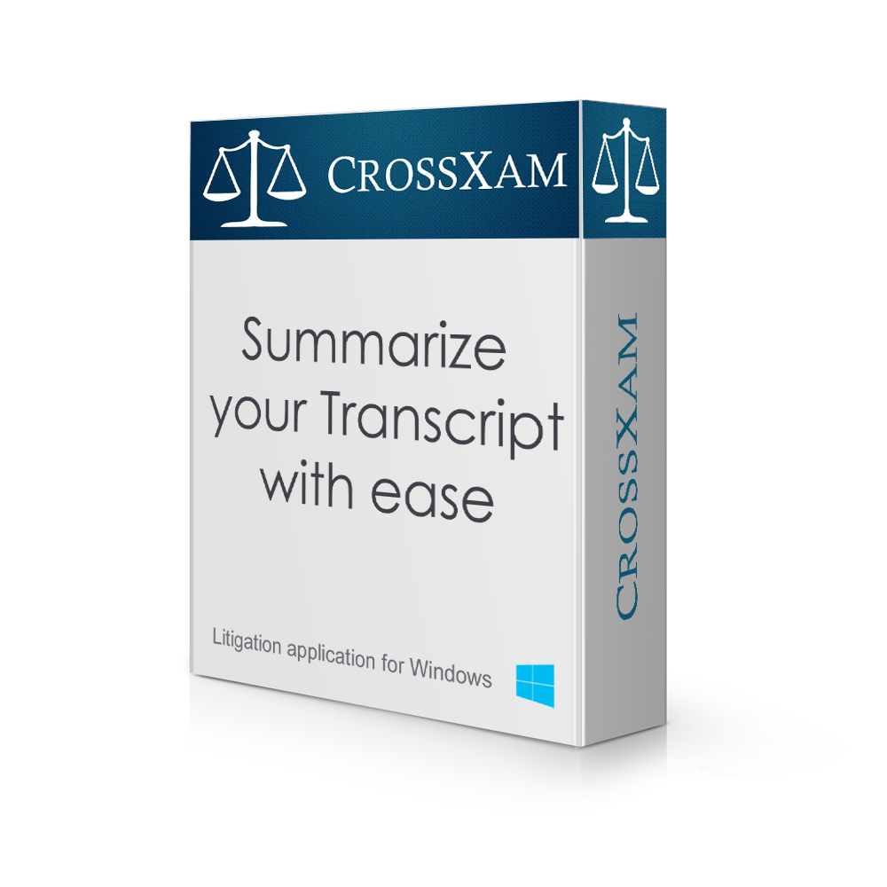 CrossXam Litigation Software Package Box